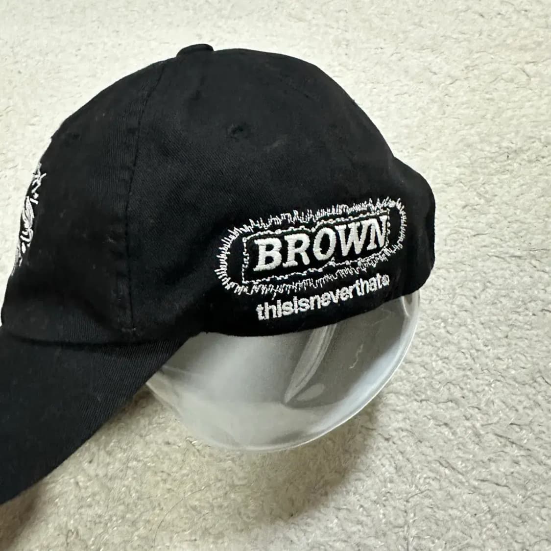 디스이즈네버댓 볼캡 모자 블랙 상품이미지2