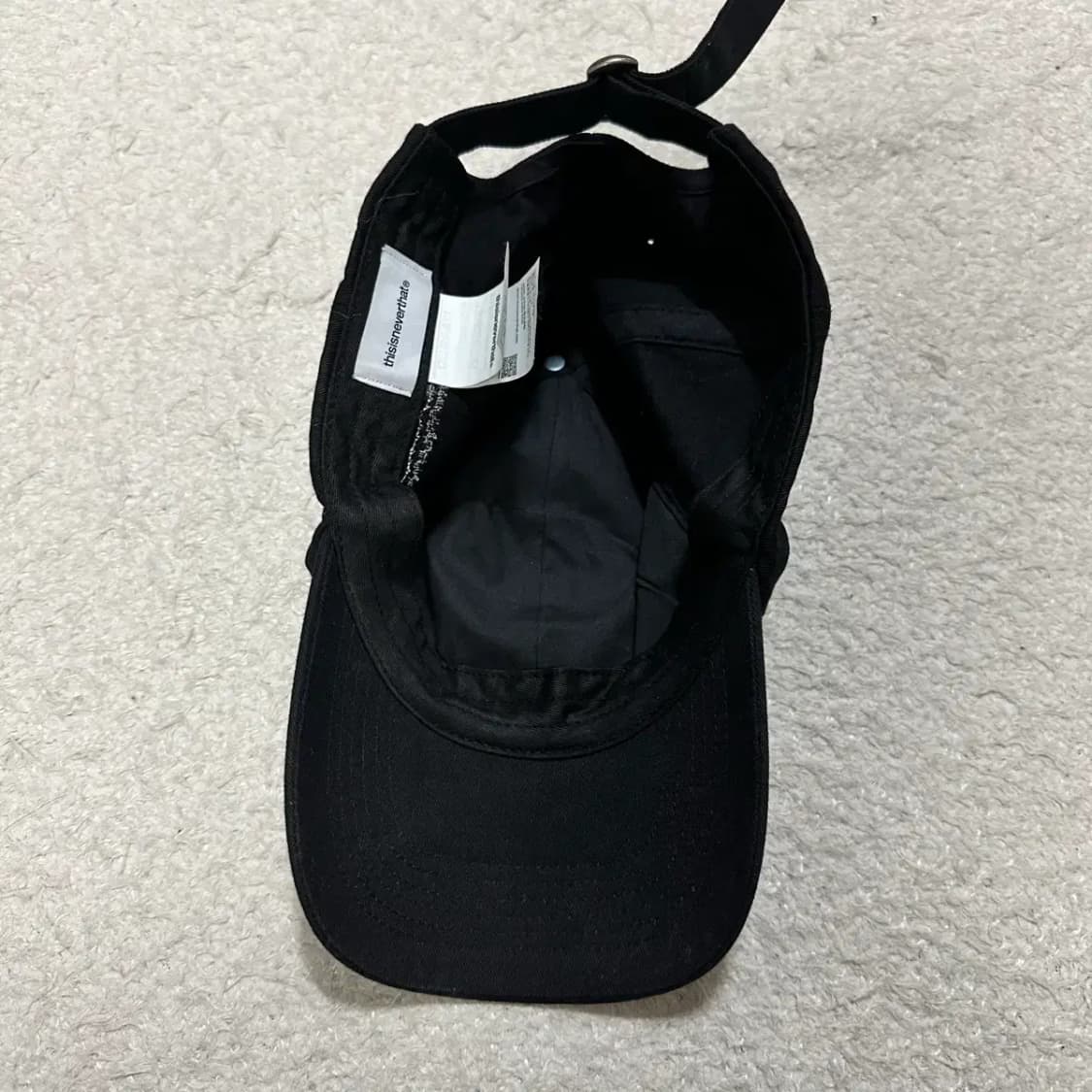 디스이즈네버댓 볼캡 모자 블랙 상품이미지4