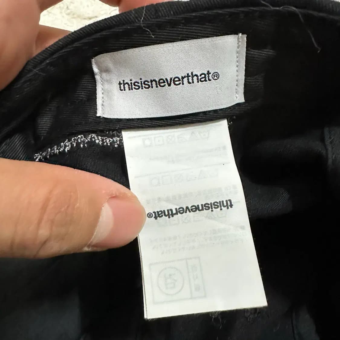 디스이즈네버댓 볼캡 모자 블랙 상품이미지6