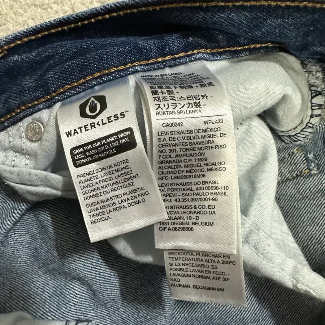리바이스 실버탭 청바지 데님 팬츠 여성 28인치 상품이미지5