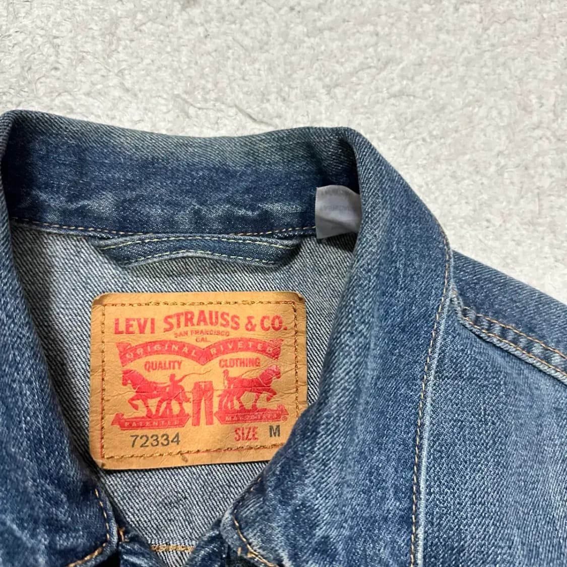 리바이스 데님 트러커 자켓 청자켓 m 상품이미지2
