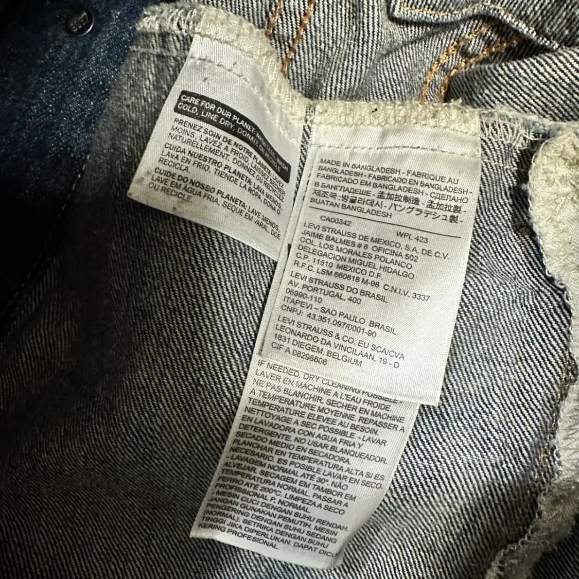 리바이스 데님 트러커 자켓 청자켓 m 상품이미지4