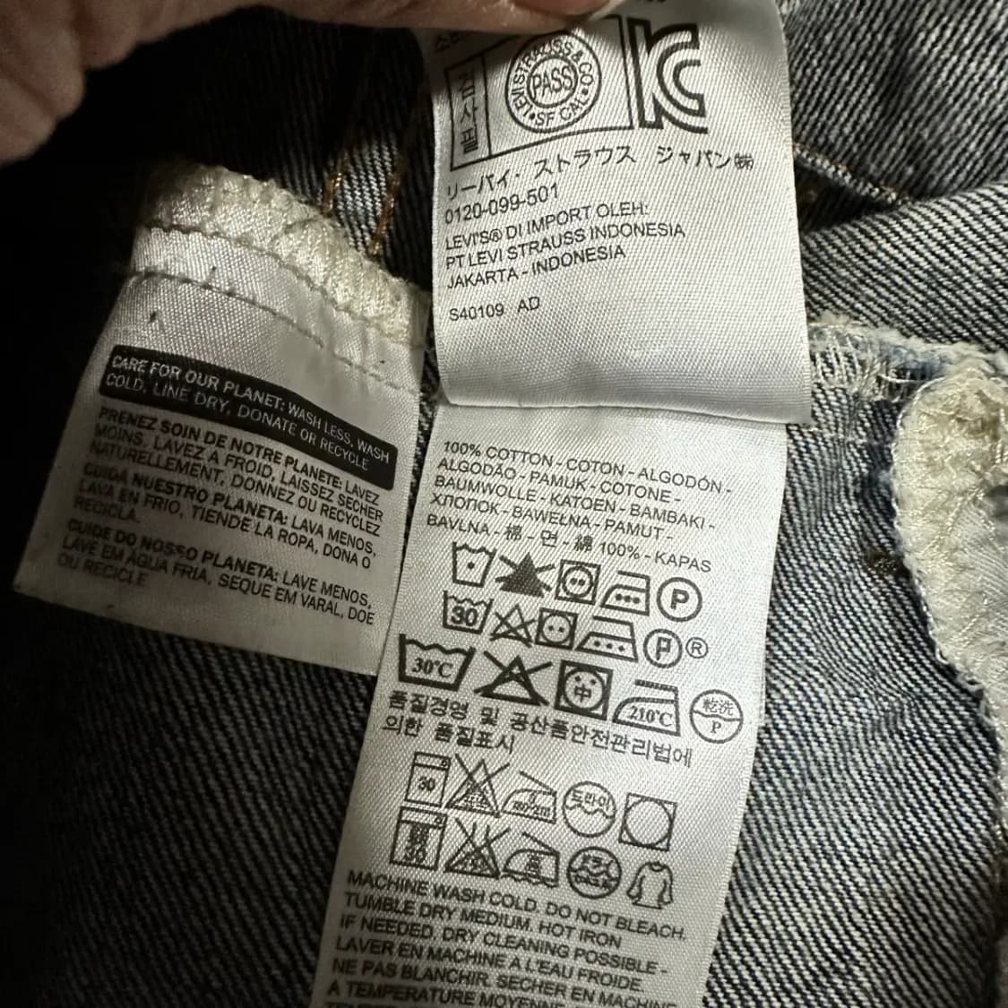 리바이스 데님 트러커 자켓 청자켓 m 상품이미지5