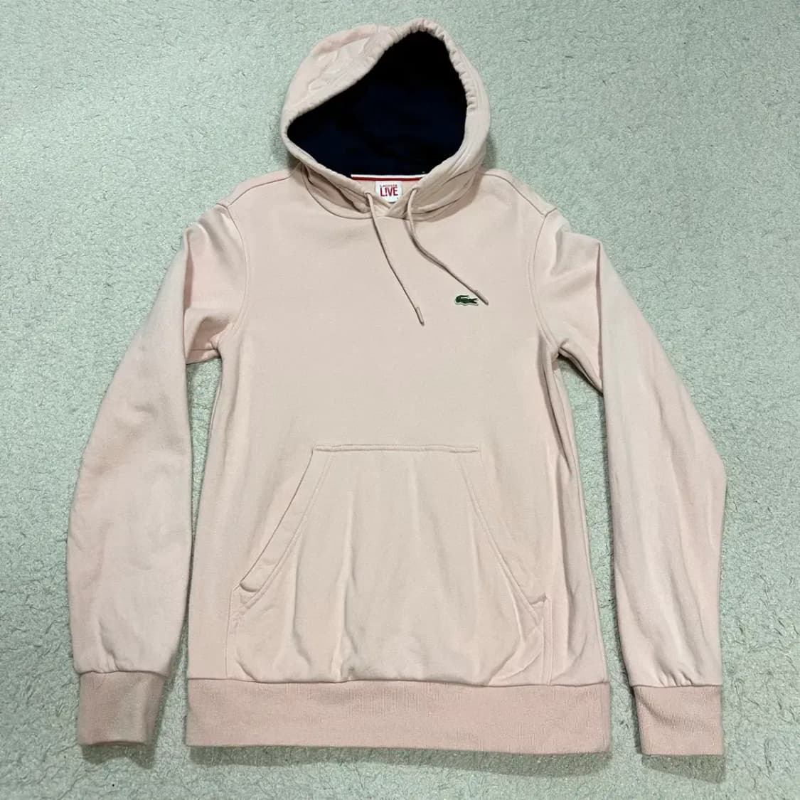 라코스테 LIVE 핑크 후드티 90 상품이미지1