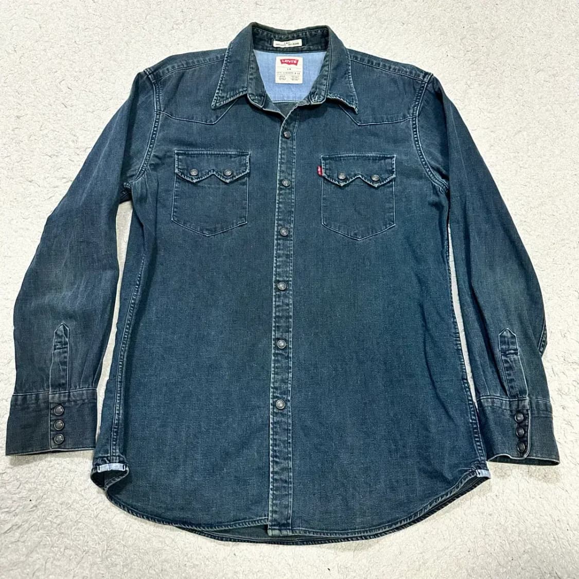 리바이스 웨스턴 데님 셔츠 L 100 상품이미지1