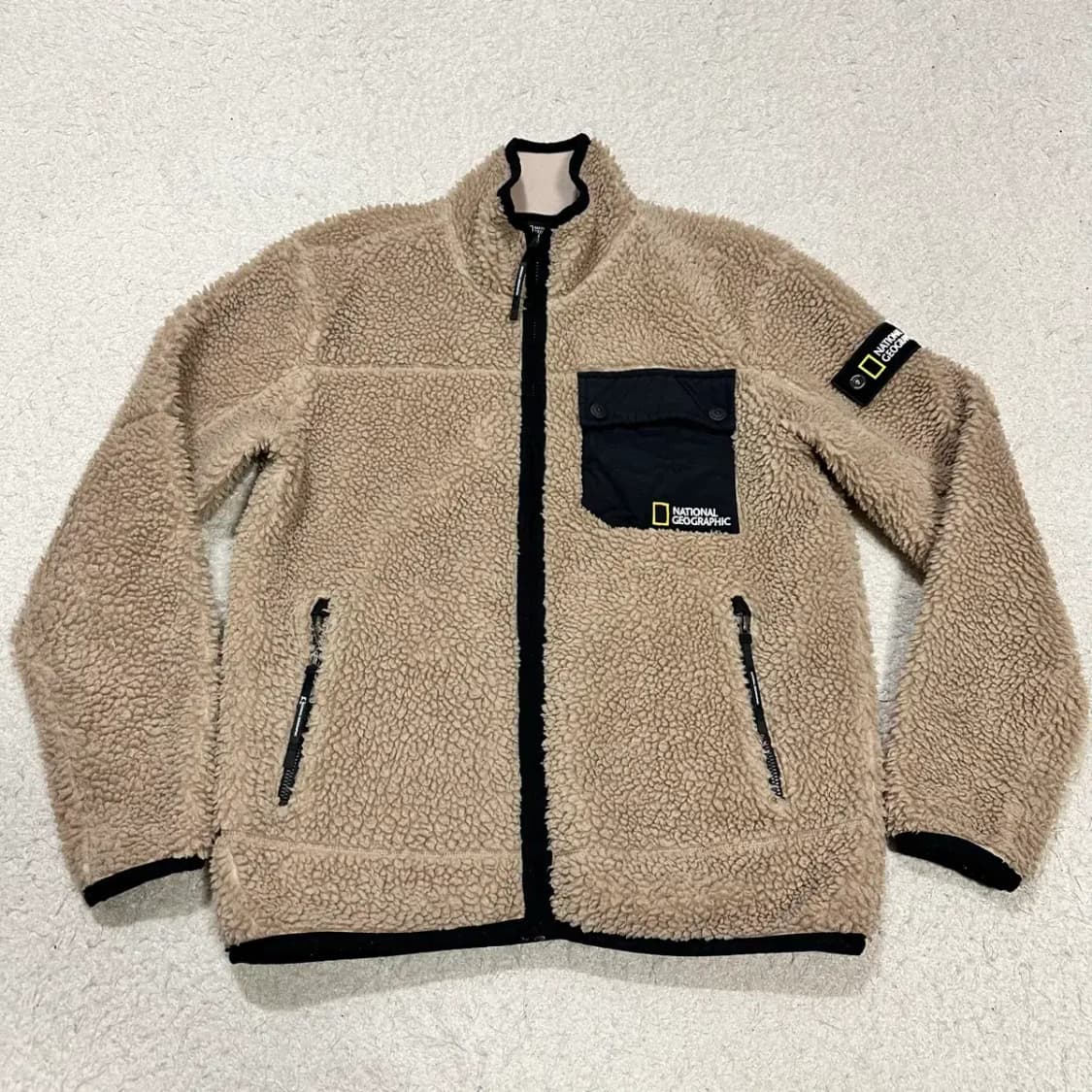 내셔널지오그래픽 뽀글이 플리스 자켓 후리스 집업 m 상품이미지1
