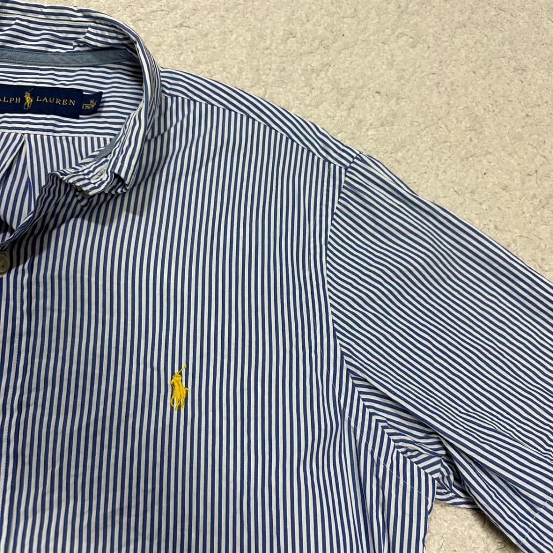 폴로 랄프로렌 스트라이프 반팔 셔츠 m 상품이미지2