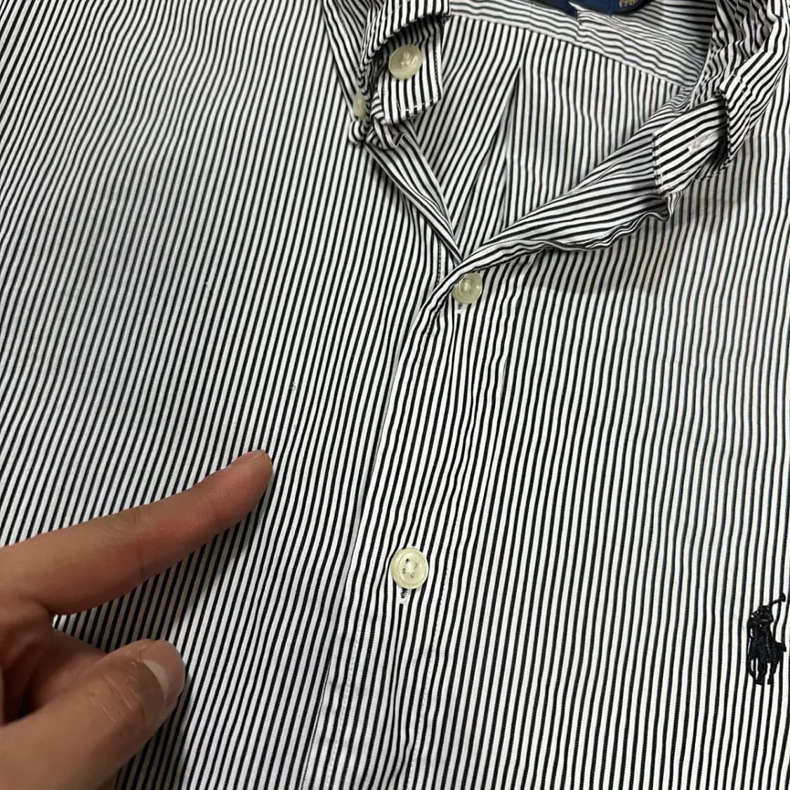 폴로 랄프로렌 스트라이프 셔츠 긴팔 s 상품이미지3