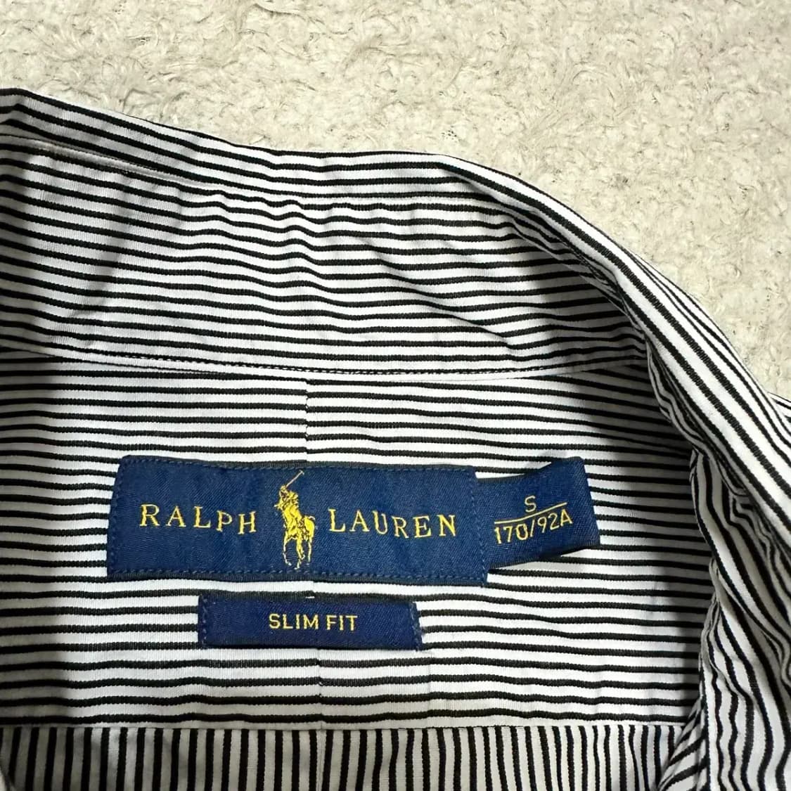 폴로 랄프로렌 스트라이프 셔츠 긴팔 s 상품이미지4