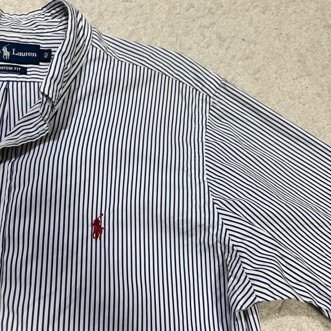폴로 랄프로렌 스트라이프 반팔 셔츠 42 상품이미지2