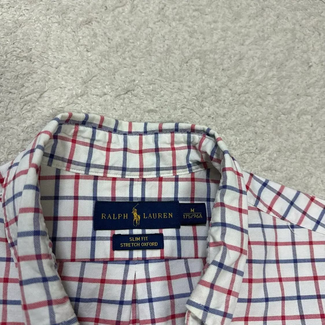 폴로 셔츠 체크 m 상품이미지2