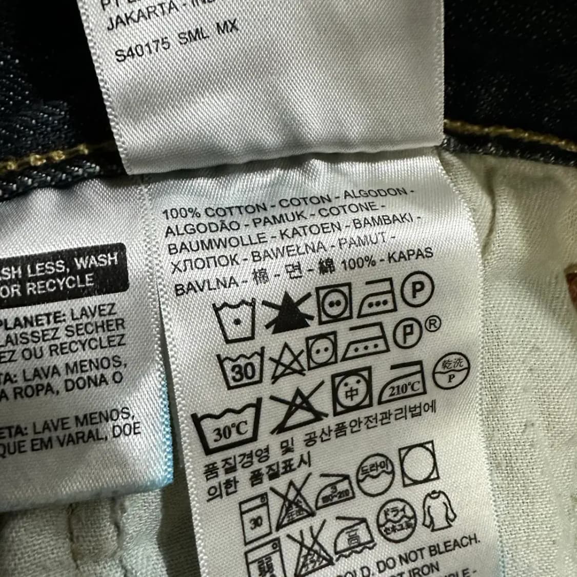 리바이스 501 청바지 데님 팬츠 38인치 상품이미지4