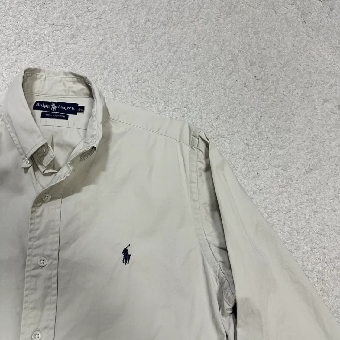 폴로 랄프로렌 셔츠 베이지 남방 90 상품이미지2