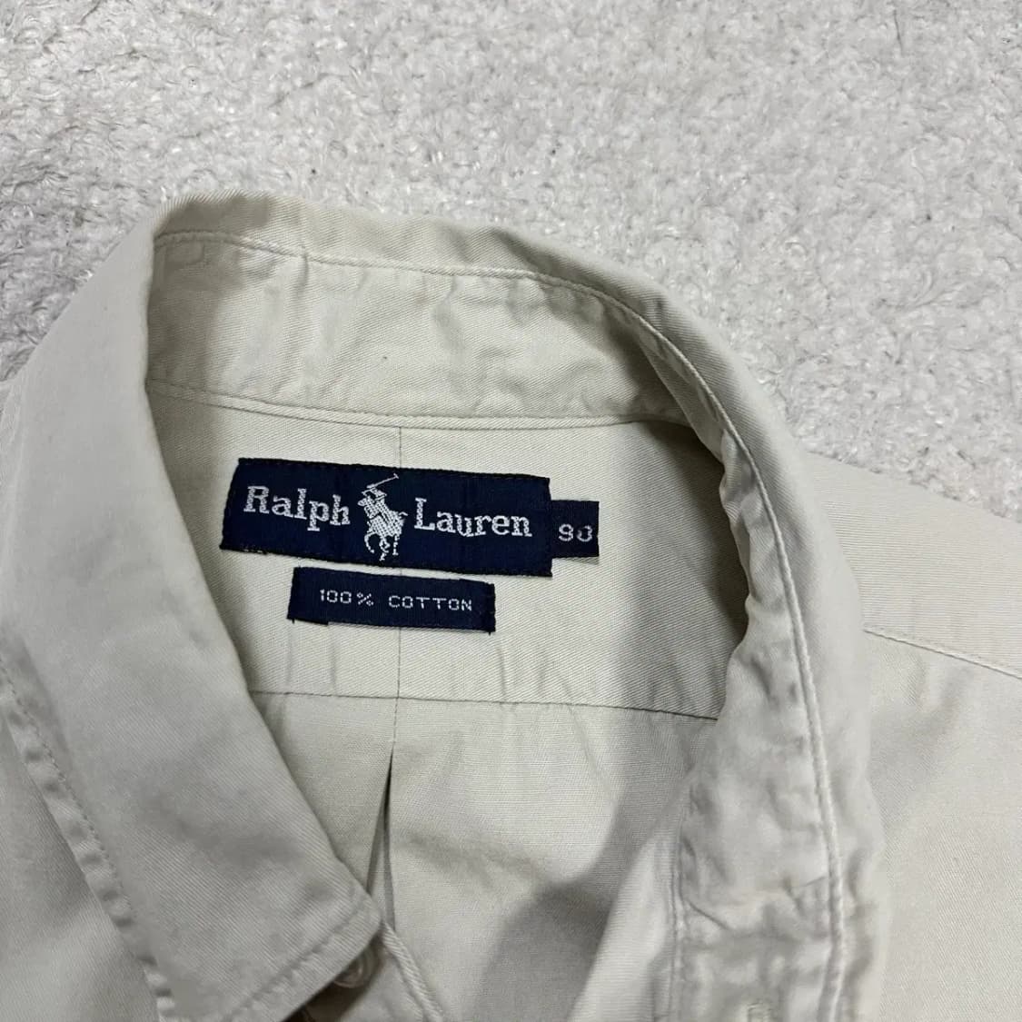 폴로 랄프로렌 셔츠 베이지 남방 90 상품이미지3
