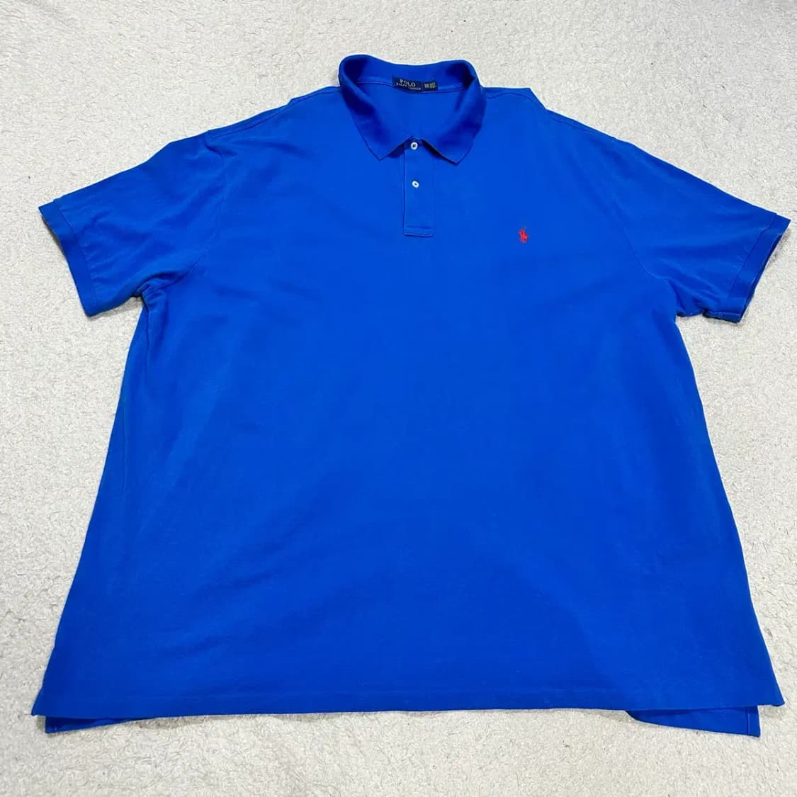 폴로 랄프로렌 블루 반팔 카라티 빅사이즈 오버사이즈 5XB 상품이미지1