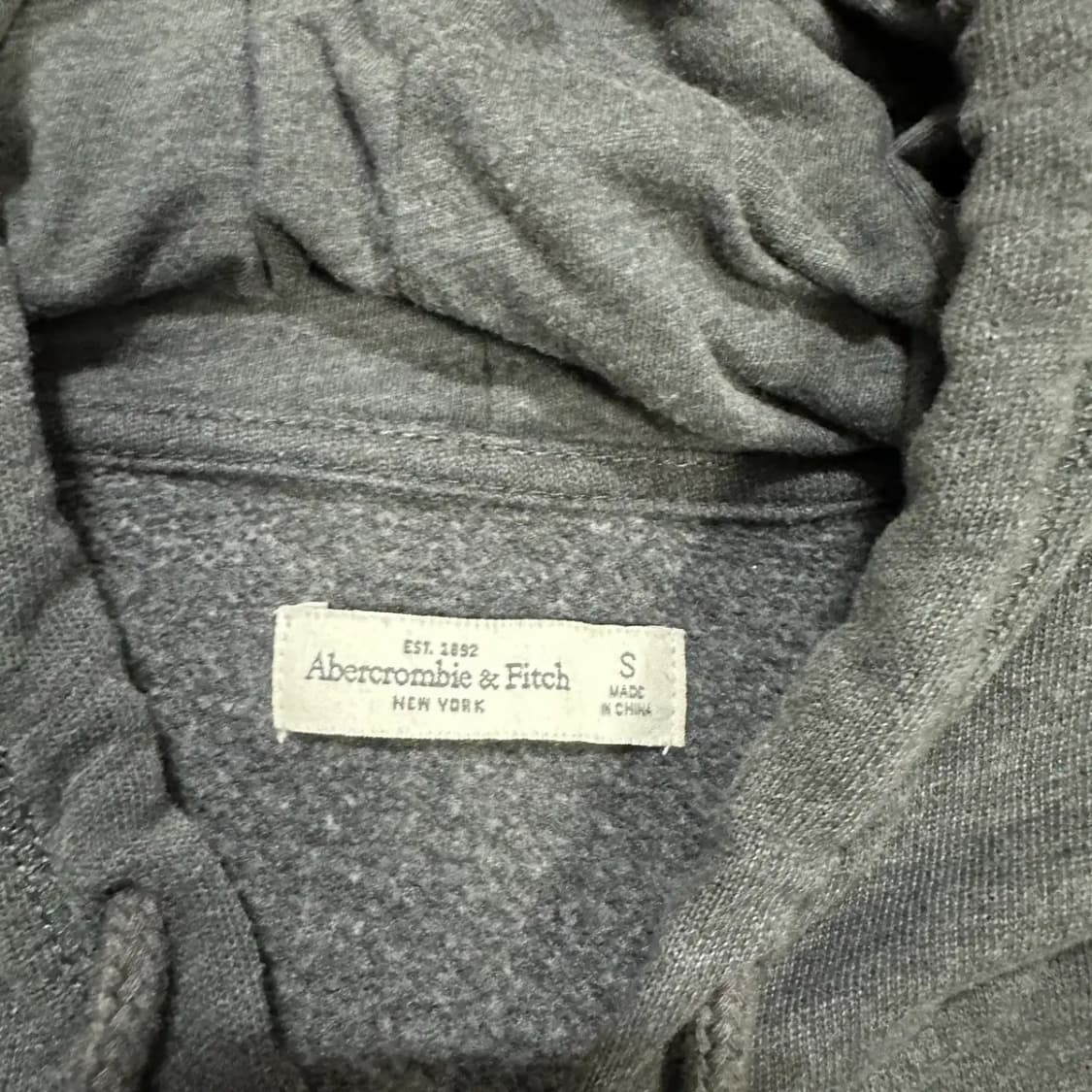 아베크롬비 그레이 후드집업 여성 s 상품이미지3