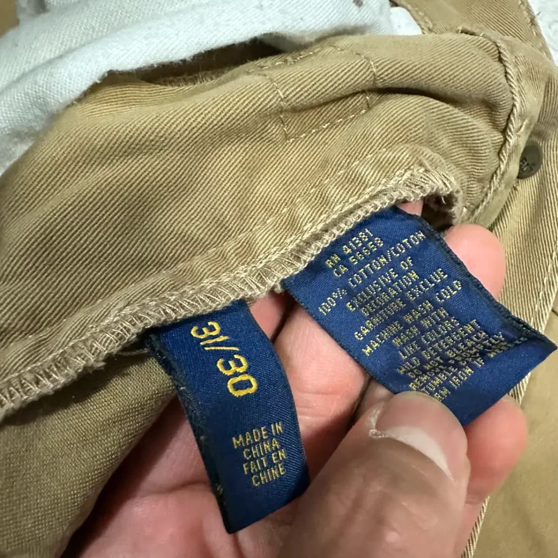 폴로 면바지 치노 팬츠 31인치 상품이미지4