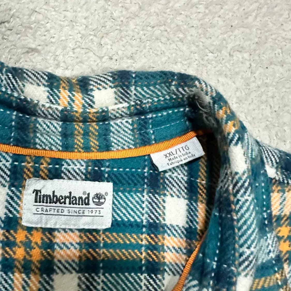 팀버랜드 플란넬 체크 셔츠 xxl 상품이미지2