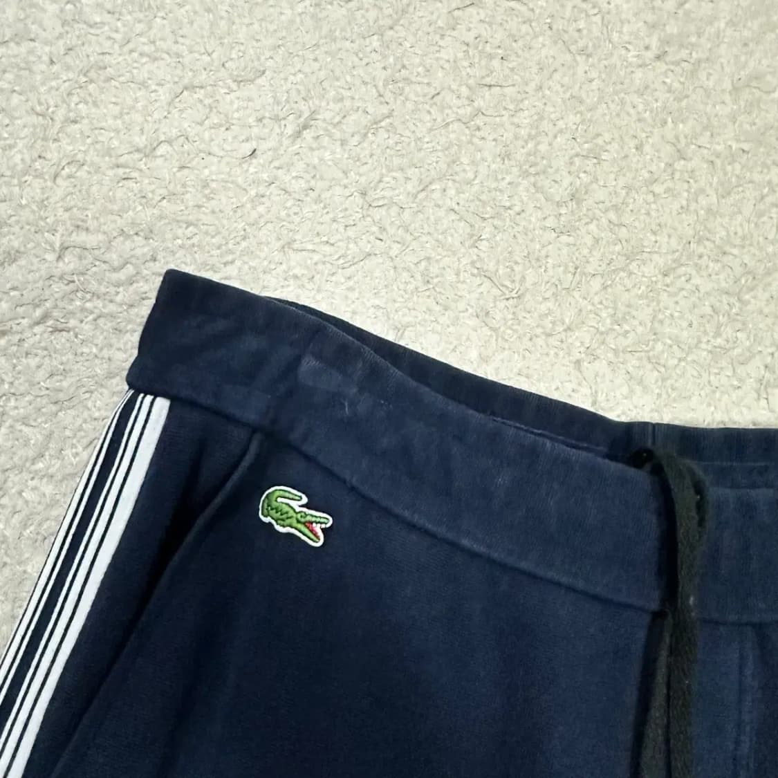 라코스테 네이비 삼선 트레이닝 바지 팬츠 m 상품이미지2