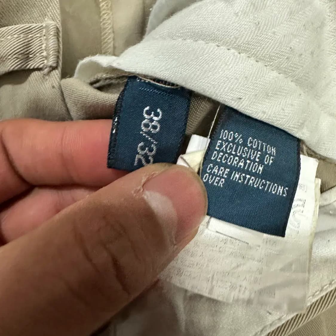 폴로 면바지 치노 팬츠 33인치 상품이미지4