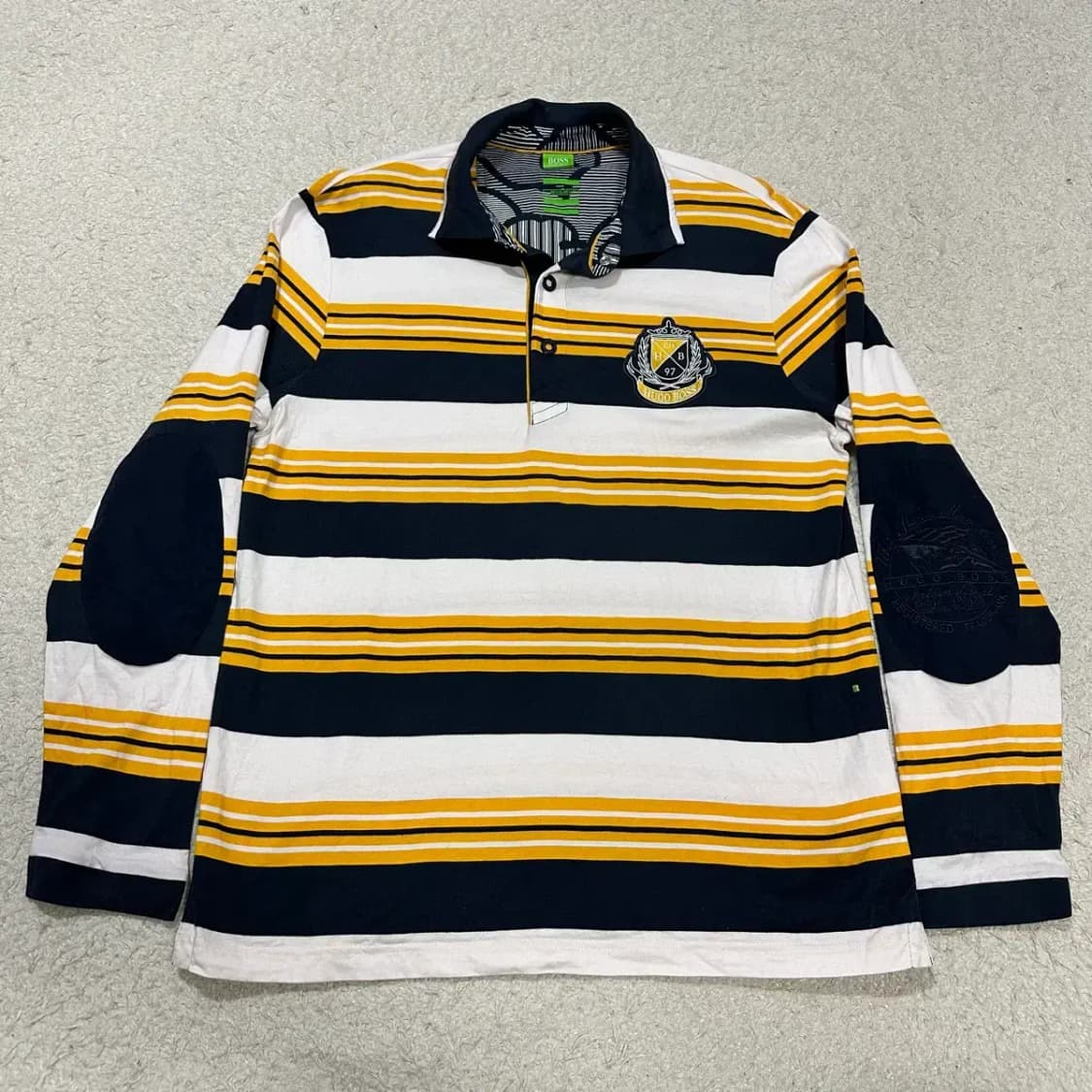 휴고보스 스트라이프 럭비티 긴팔 티셔츠 xl 상품이미지1