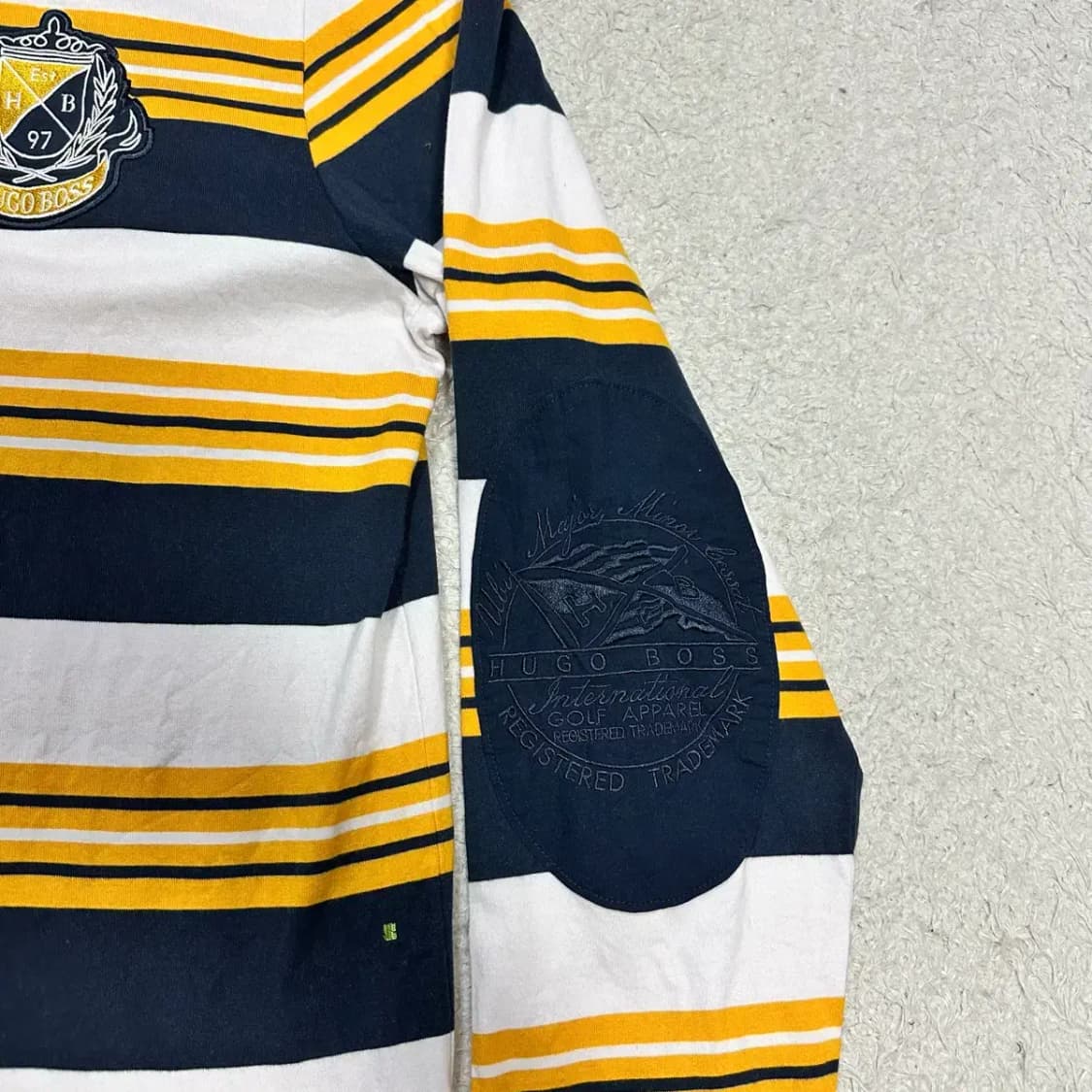 휴고보스 스트라이프 럭비티 긴팔 티셔츠 xl 상품이미지2