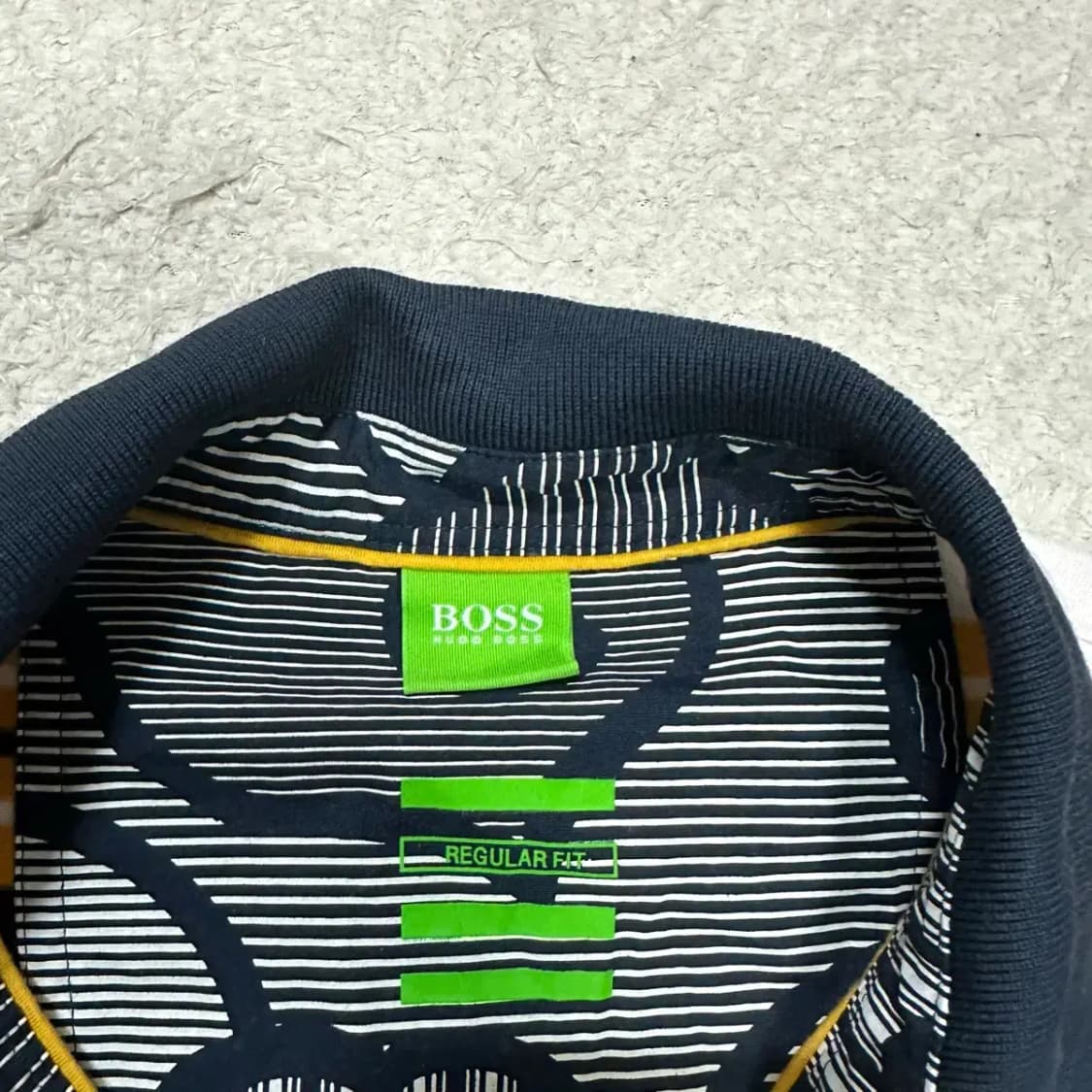 휴고보스 스트라이프 럭비티 긴팔 티셔츠 xl 상품이미지4