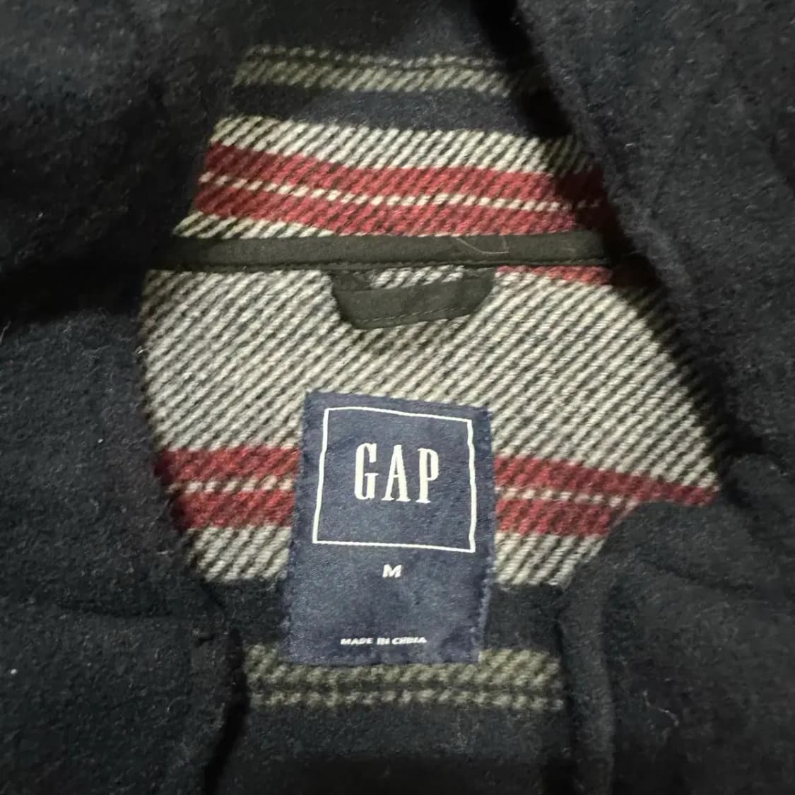 갭 네이비 더플코트 후드 코트 m 상품이미지2