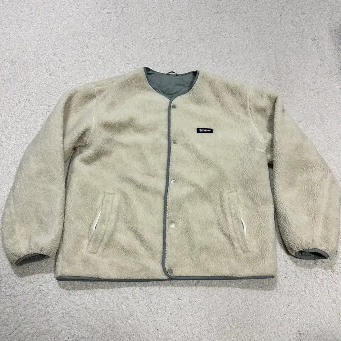 커버낫 양면 후리스 점퍼 L 100 상품이미지1