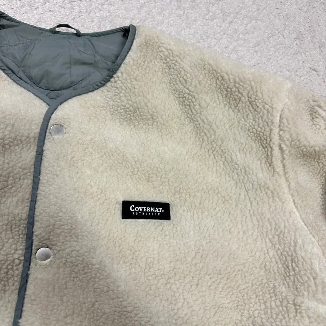 커버낫 양면 후리스 점퍼 L 100 상품이미지3