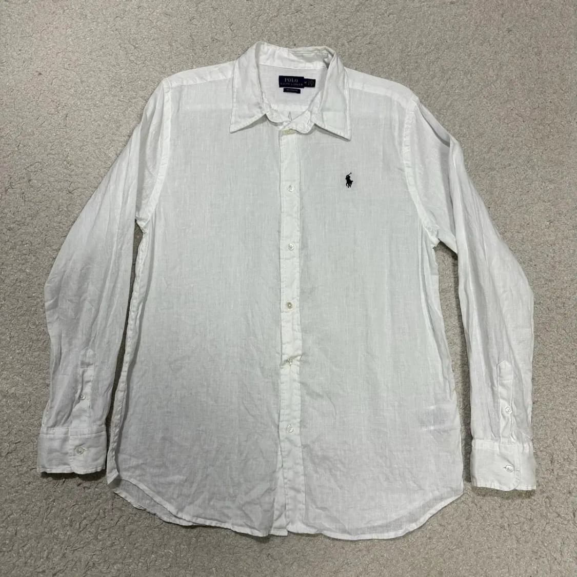 폴로 랄프로렌 린넨 셔츠 화이트 여성 m 상품이미지1