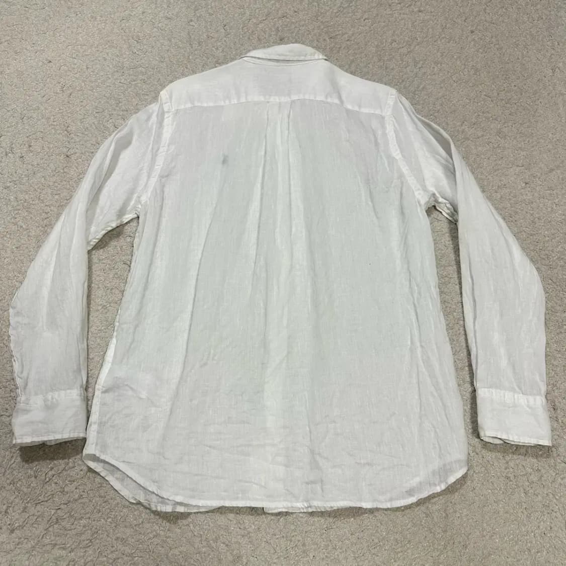 폴로 랄프로렌 린넨 셔츠 화이트 여성 m 상품이미지5