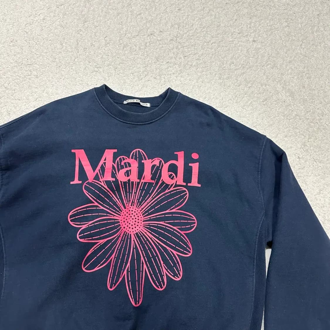 마르디메크르디 맨투맨 네이비 상품이미지3