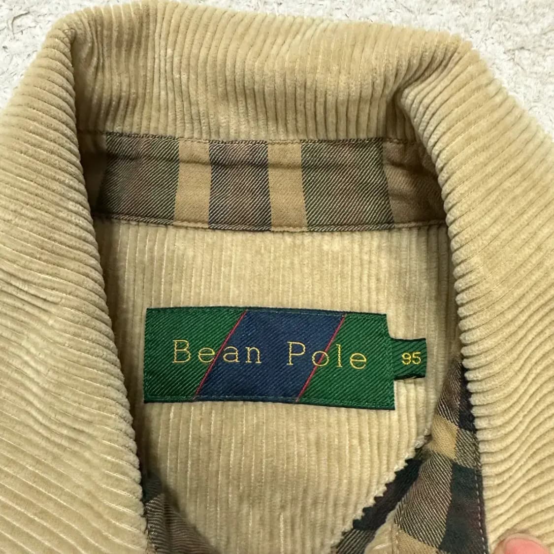 빈폴 코듀로이 면 자켓 베이지 95 상품이미지3