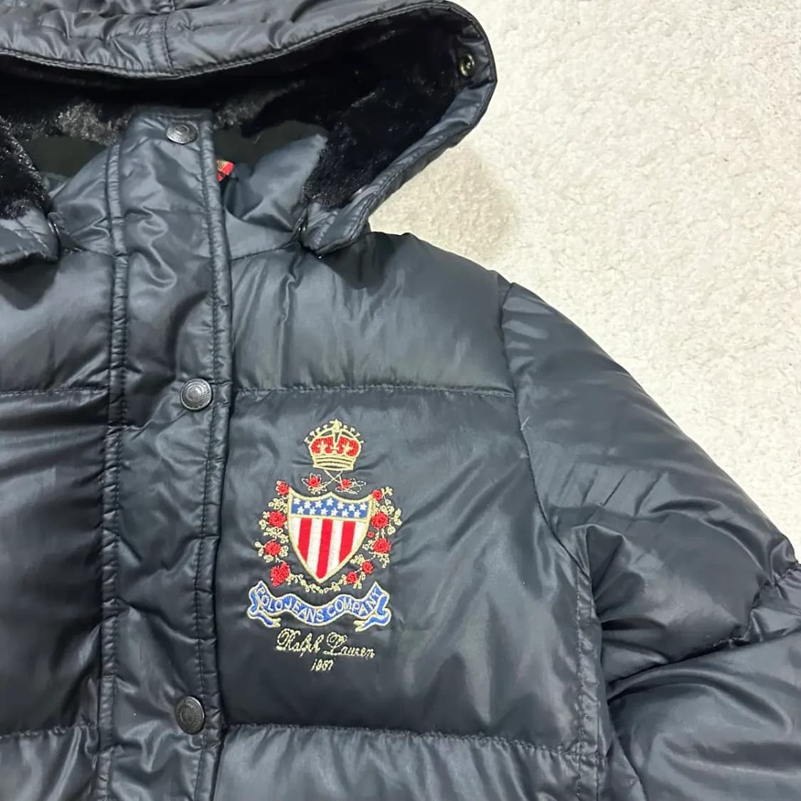 폴로 진스 패딩 여성 xs 상품이미지3