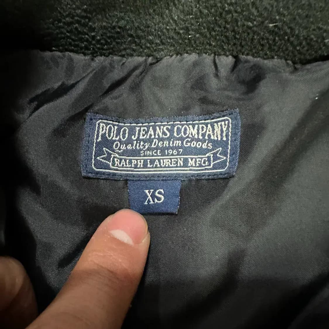 폴로 진스 패딩 여성 xs 상품이미지4