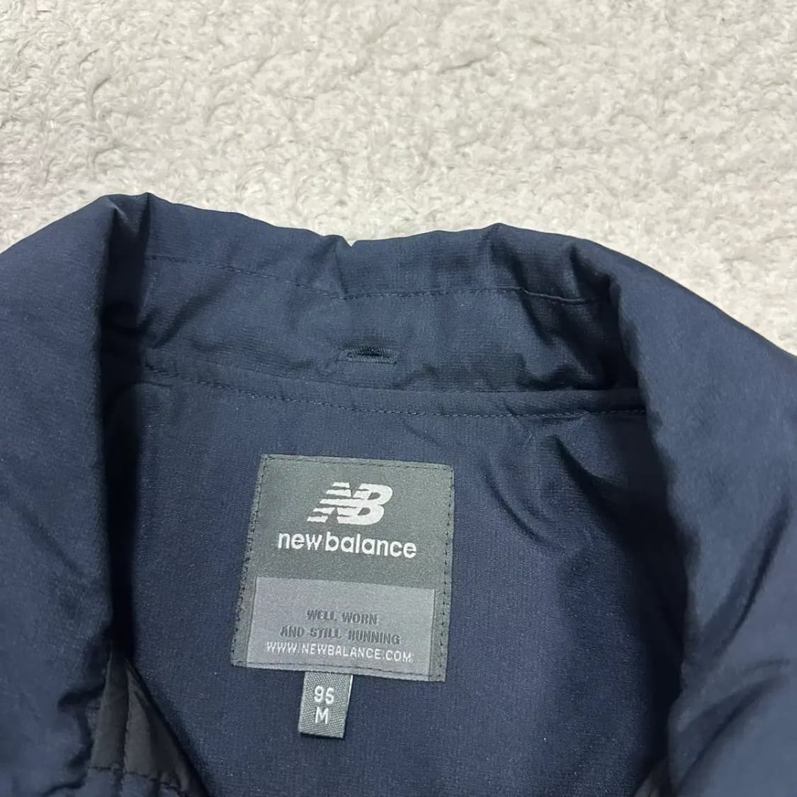 뉴발란스 네이비 퀼팅 점퍼 자켓 m 95 상품이미지3