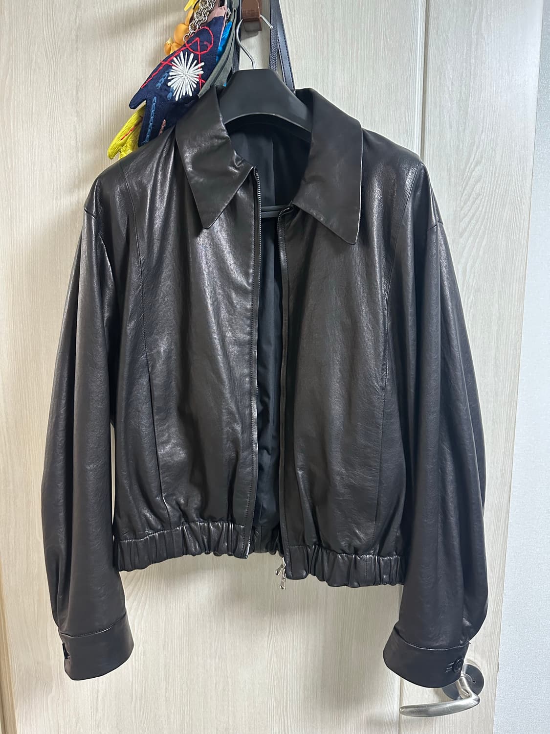 쿠어 램스킨 블루종 m 상품이미지3