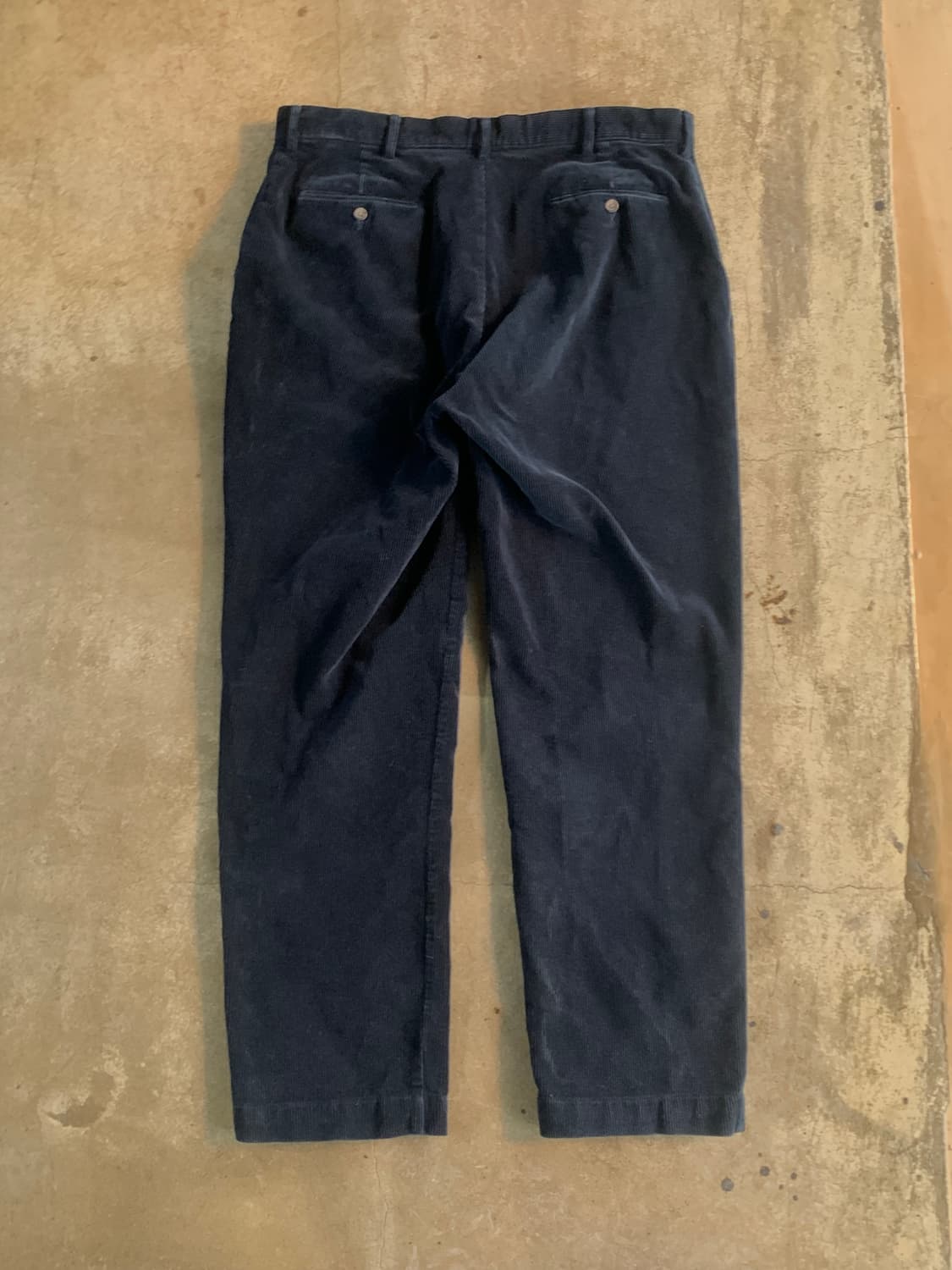 폴로 랄프로렌 플레인 프론트 코듀로이 팬츠 네이비 36X32 상품이미지5