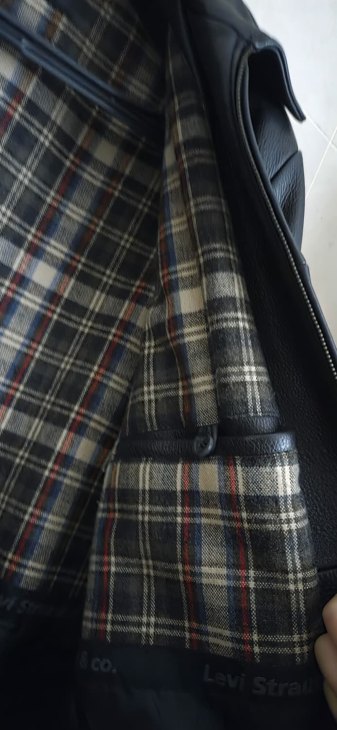 리바이스 카우레더 소가죽 자켓 105사이즈 택포 상품이미지6