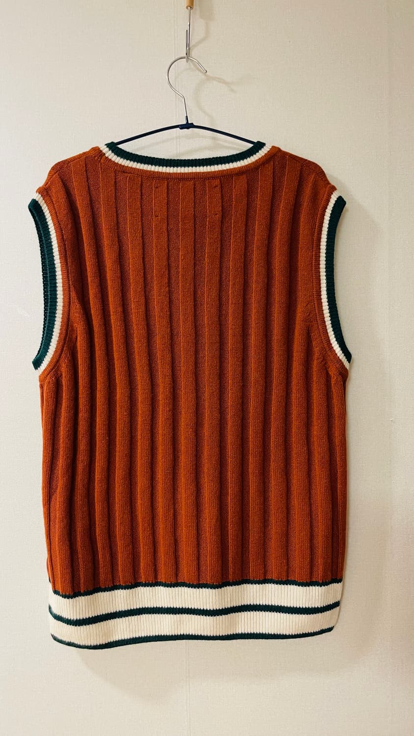 간트 GANT x 루크 에드워드 홀 콜라보 캐시미어 100% 니트 조끼. 상품이미지8