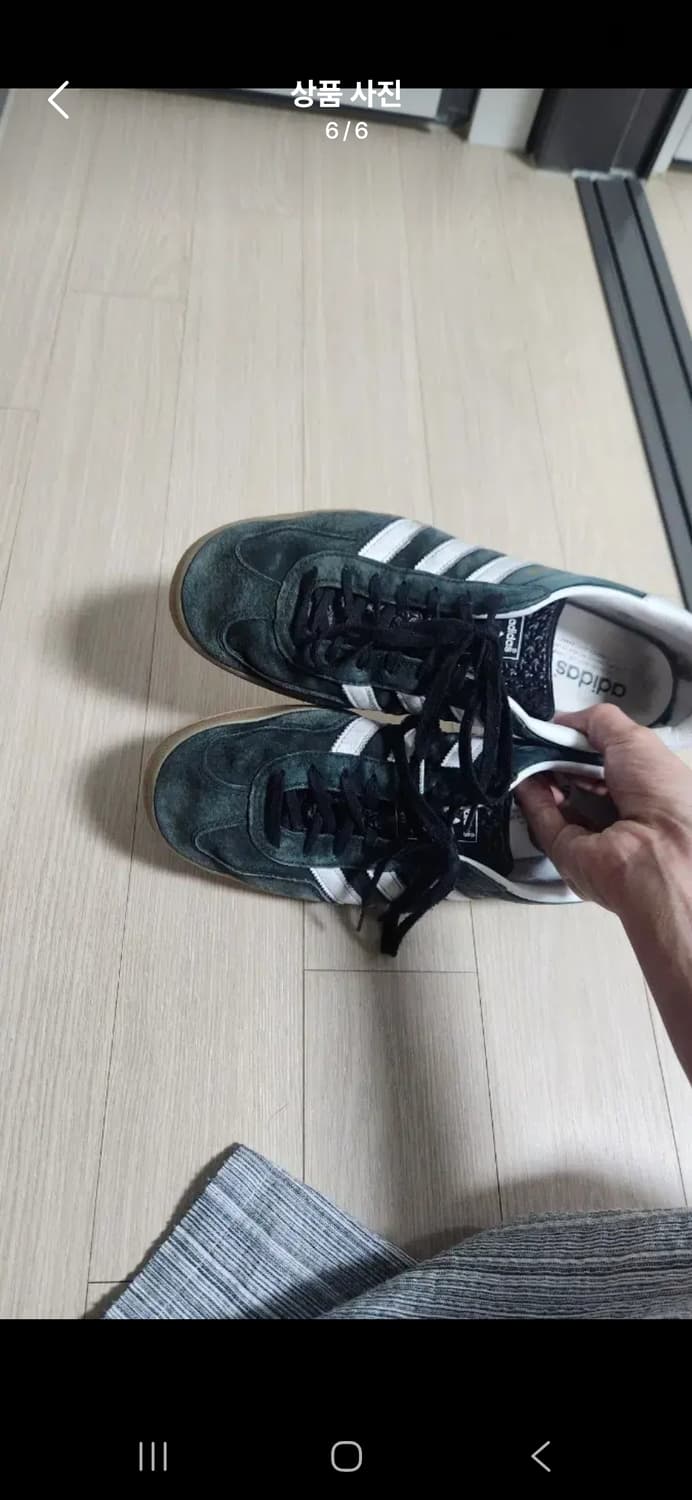 아디다스 가젤 스웨이드 블랙 280 상품이미지6