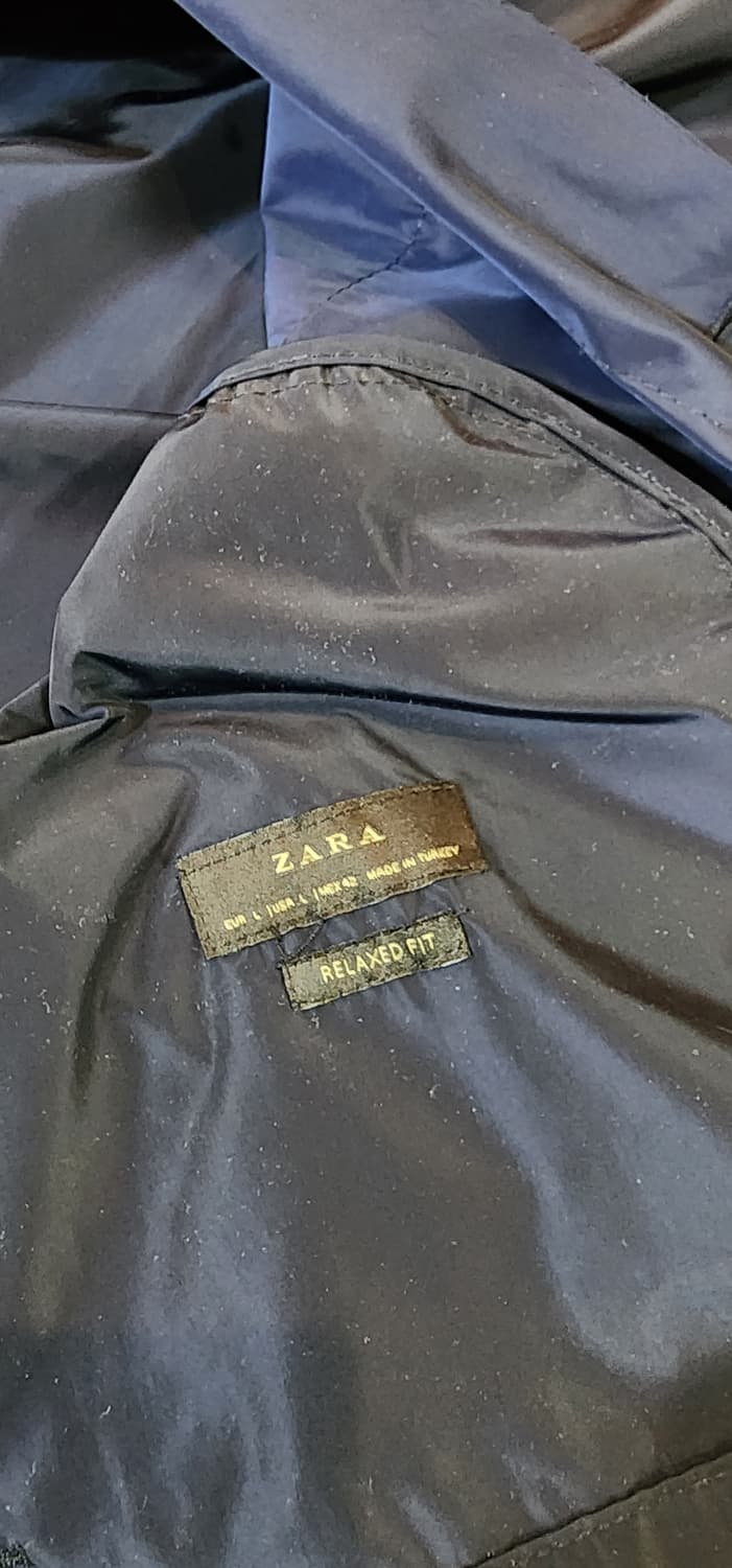 자라 네이비 폴리 워크 자켓 L 상품이미지7