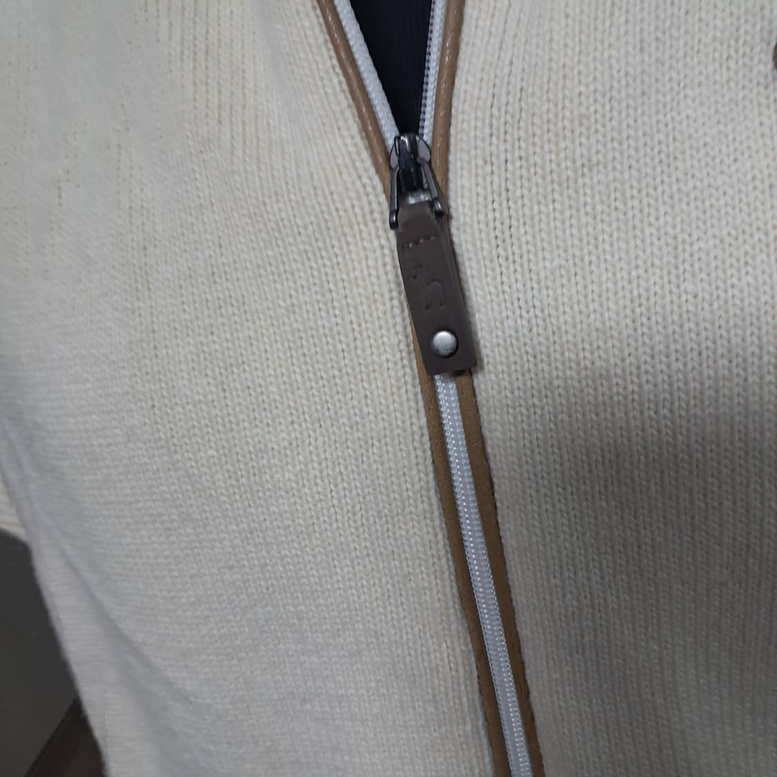 헤지스 골프 남성 방풍니트 모 캐시미어 베스트 조끼 100 상품이미지5