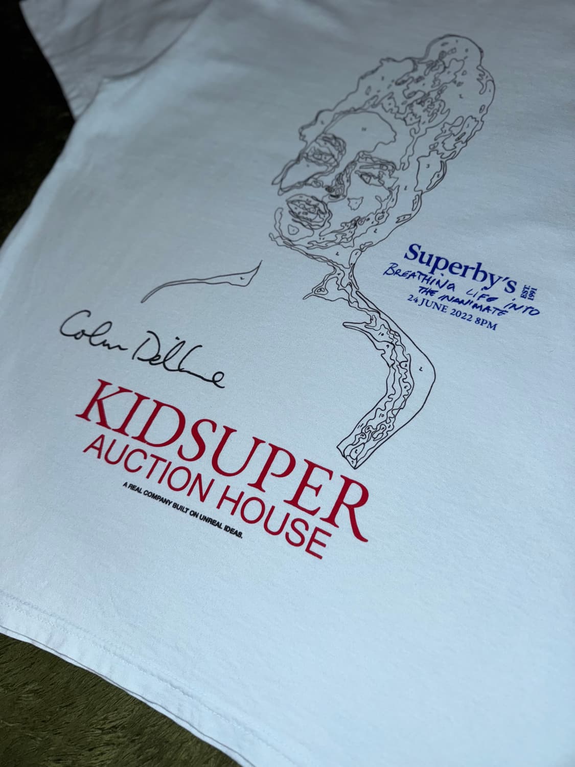 [L] Kidsuper 키드슈퍼 소더비 옥션 패러디 튜블러 티셔츠 상품이미지2