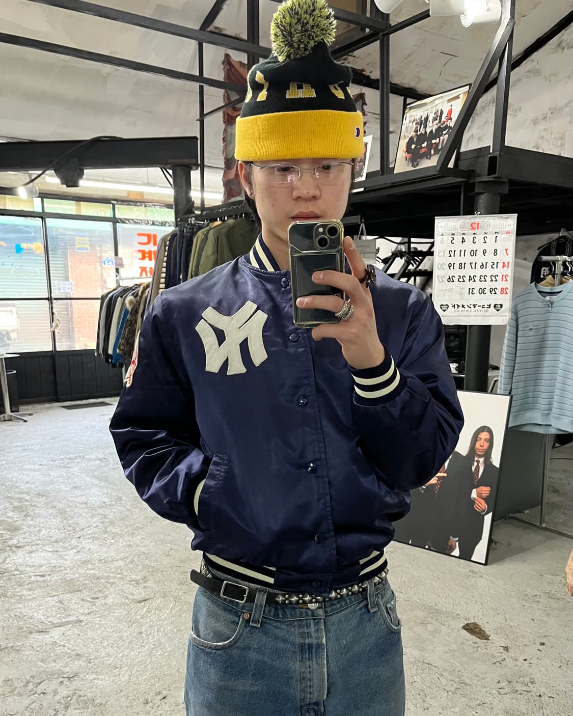 90s New York Yankees stadium jacket 상품이미지1