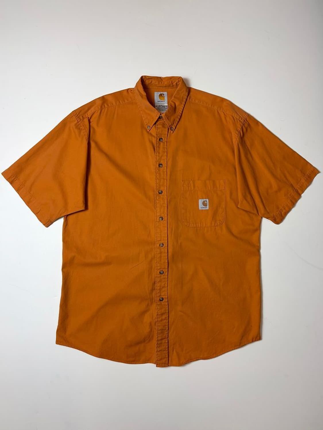 칼하트 버튼 다운 반팔 워크 셔츠 PN9209 상품이미지1