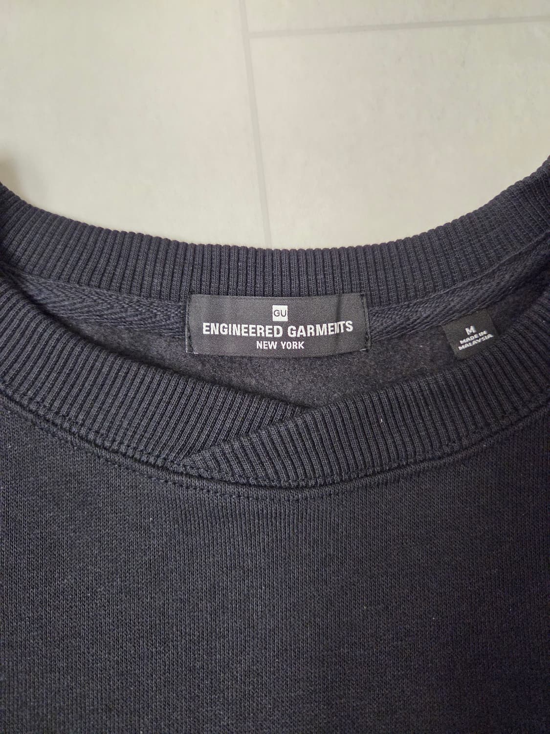 GU x 엔가 헤비웨이트 스웨트 풀오버 맨투맨 상품이미지2