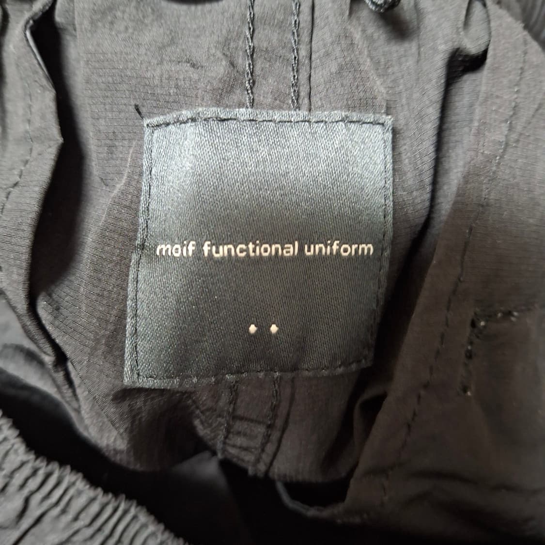 [2] 모이프 오버밀 6p 팬츠 블랙 moif 상품이미지4