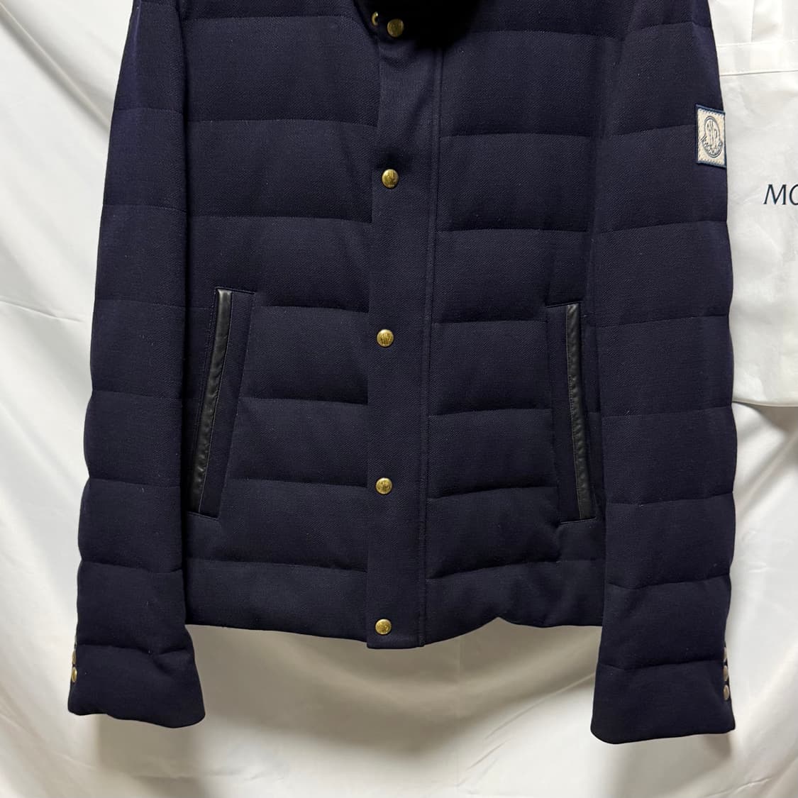 [S+급/4] 몽클레어 감마블루 패딩 자켓 네이비 상품이미지4